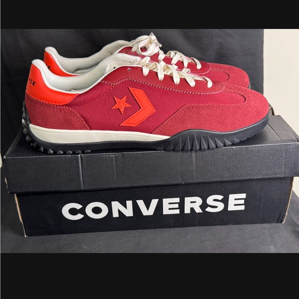 Converse Red and Orange Sneakers